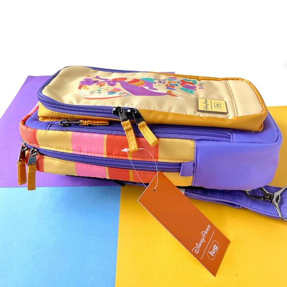 Disney Figment Lug Bag Crossbody Sling Festival of the Arts Epcot Parks - Picture 3 of 13
